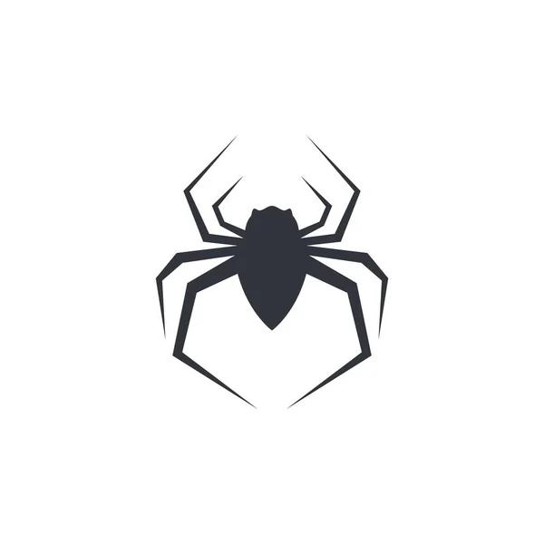 Spider Símbolo Vector Icono Ilustración Diseño — Vector de stock