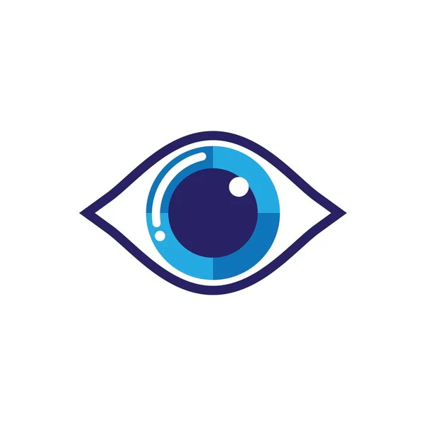 Eye Symbool Vector Pictogram Illustratie Ontwerp — Stockvector