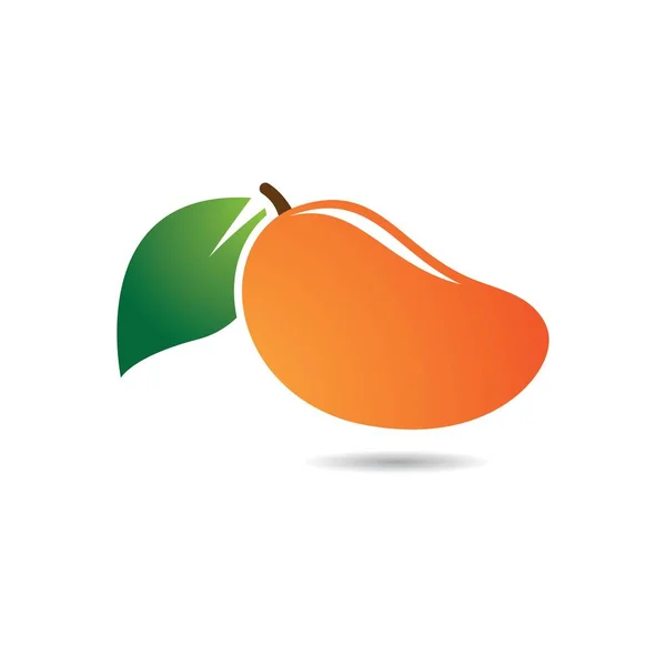 Mango Frukt Vektor Ikon Illustration Design — Stock vektor
