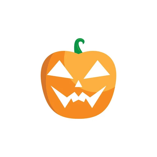 Halloween Calabaza Vector Icono Ilustración — Vector de stock