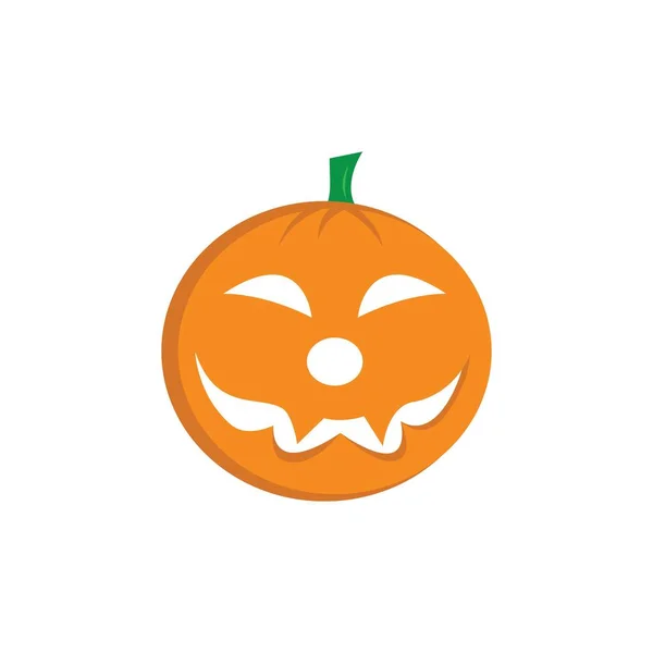 Halloween Calabaza Vector Icono Ilustración — Vector de stock