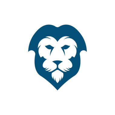 Aslan başı vektör çizimi