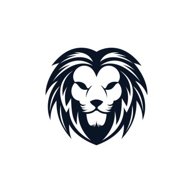 Aslan başı vektör çizimi