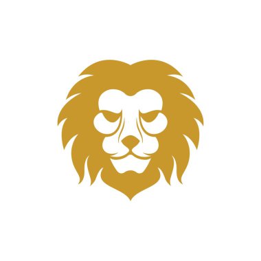 Aslan başı vektör çizimi