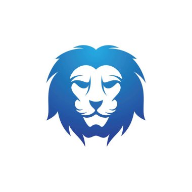 Aslan başı vektör çizimi