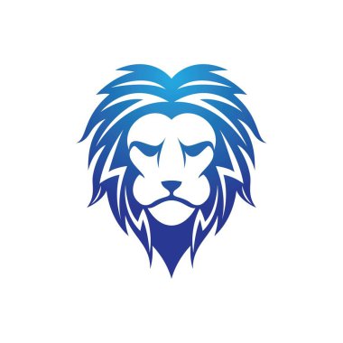 Aslan başı vektör çizimi