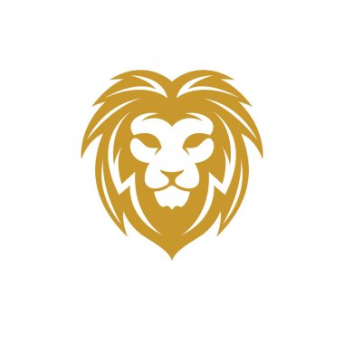 Aslan başı vektör çizimi