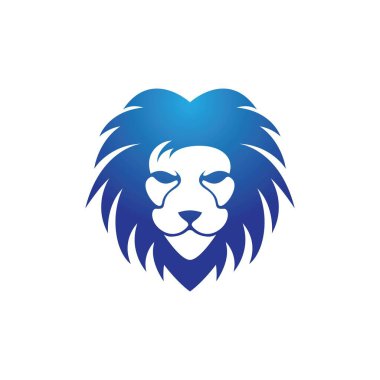 Aslan başı vektör çizimi