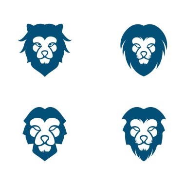 Aslan başı vektör çizimi