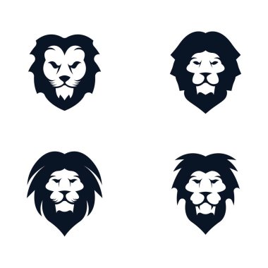 Aslan başı vektör çizimi