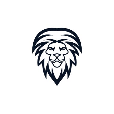 Aslan başı vektör çizimi