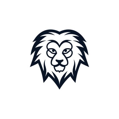 Aslan başı vektör çizimi