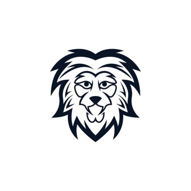 Aslan başı vektör çizimi