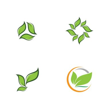 Yaprak sembolü vektör illüstrasyonu