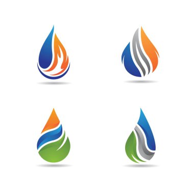 Yağ ve gaz vektör illüstrasyonu