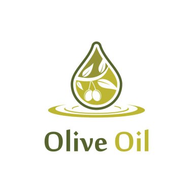 Zeytin yağı vektörü resimleme tasarımı