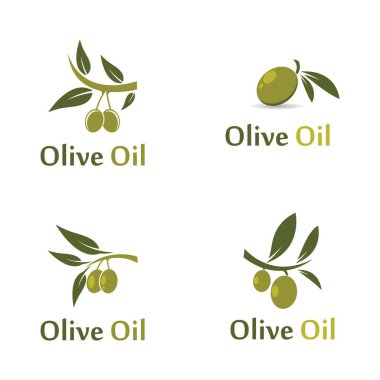Zeytin yağı vektörü resimleme tasarımı