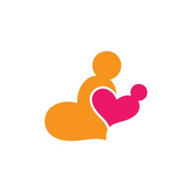 Aşk vektörü resimleme tasarımı