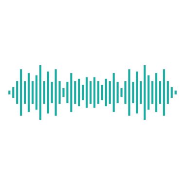 Ses dalgası vektör illüstrasyon tasarımı