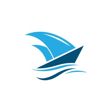 Gemi sembolü vektör resimlemesini gezdir