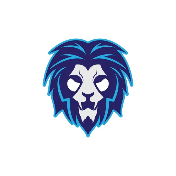 Lion Head Vector Icon Illustration — Stock Vector