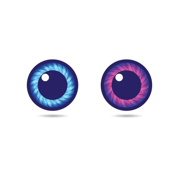 Ojo Símbolo Vector Icono Ilustración Diseño — Vector de stock