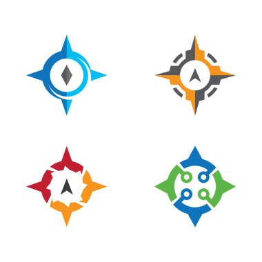 Pusula sembolü vektör resimlemesi