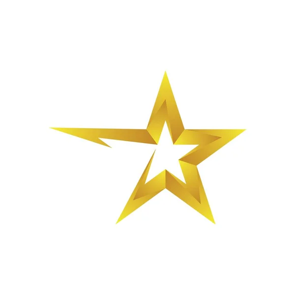 Estrella Vector Icono Ilustración Diseño — Archivo Imágenes Vectoriales