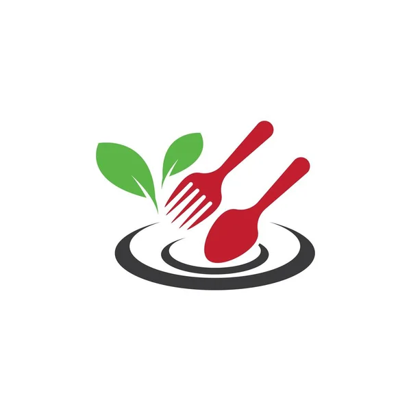 Restaurant Pictogram Logo Vector Ontwerp — Stockvector