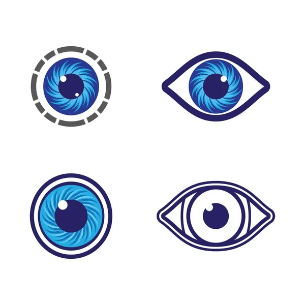 Eye Symbool Vector Pictogram Illustratie Ontwerp — Stockvector