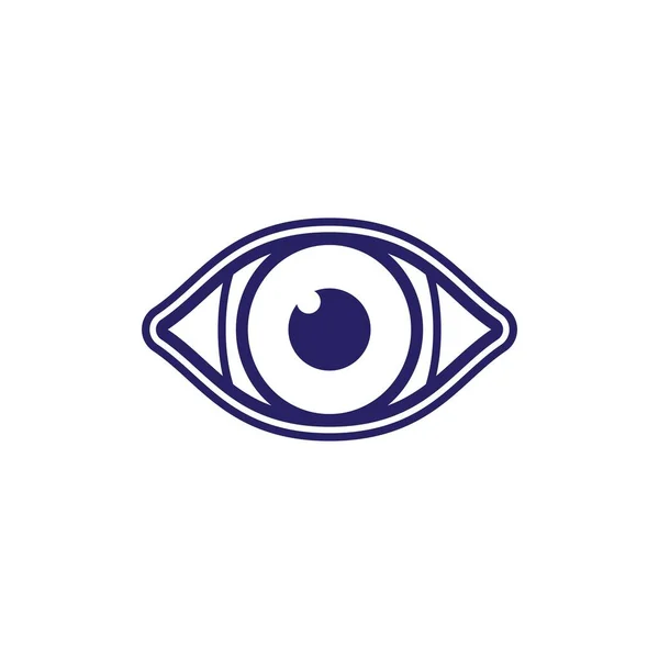 Auge Symbol Vektor Symbol Illustration Design — Stockvektor