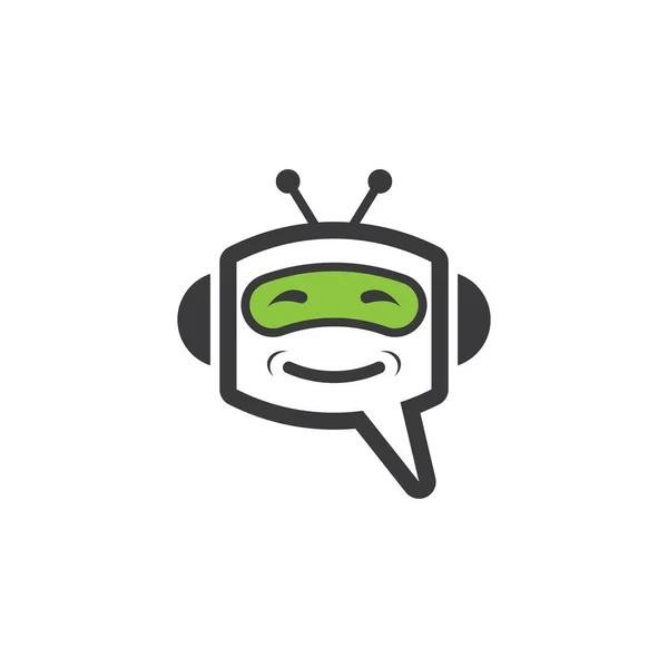 Chat Bot Icon Vector Illustration Design — Stock Vector