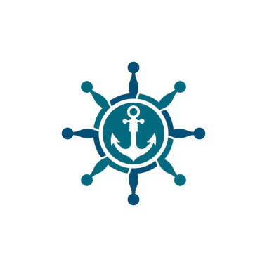 Yönlendirme gemisi vektör illüstrasyon tasarımı