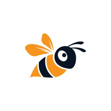 Arı logo vektör dizaynı