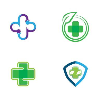 Tıbbi çapraz vektör resimleme tasarımı