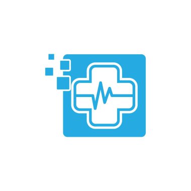 Tıbbi çapraz vektör resimleme tasarımı