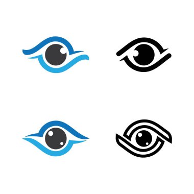 Göz simgesi vektör illüstrasyon tasarımı