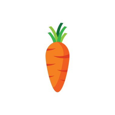 Havuç sembolü vektör illüstrasyon tasarımı