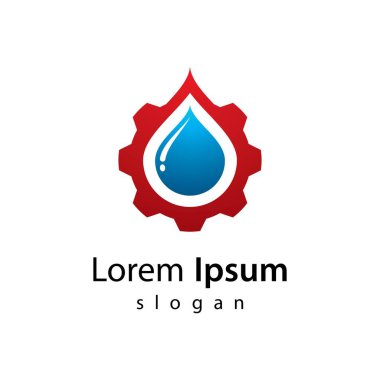 Su motoru logo resimleri illüstrasyonu