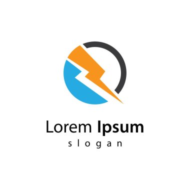 Şimşek logo resimleri çizimi tasarımı