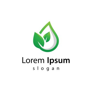 Ekoloji logosu resim çizimi tasarımı