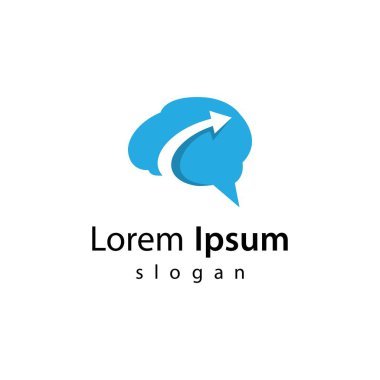 Beyin akıllı logo resimleri çizimi tasarımı