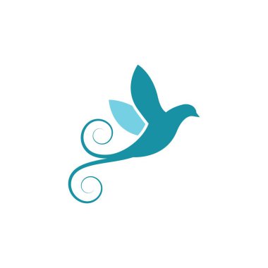 Kuş logosu resimleme tasarımı