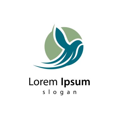 Kuş logosu resimleme tasarımı