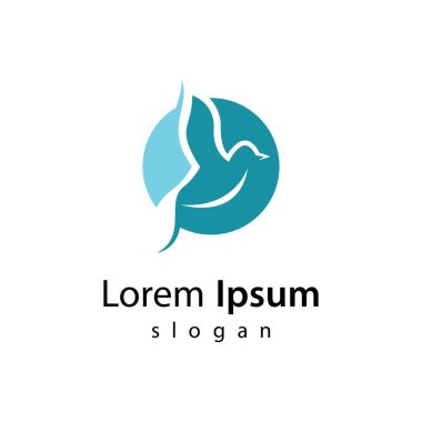 Kuş logosu resimleme tasarımı