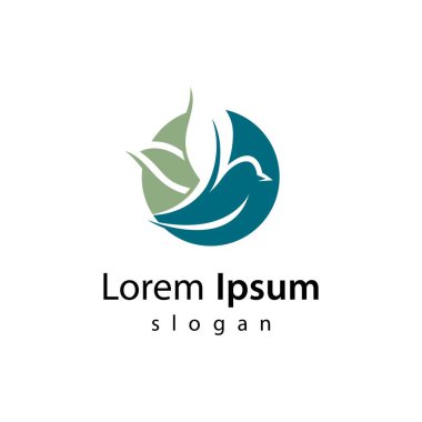 Kuş logosu resimleme tasarımı