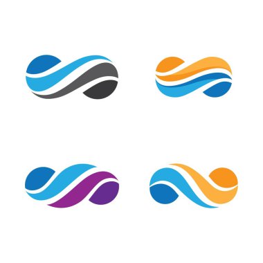 Sonsuzluk logo resimleri illüstrasyon tasarımı