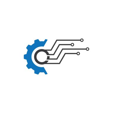 Gear trech logo resimleri illüstrasyon tasarımı