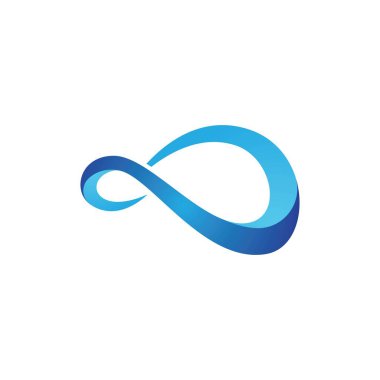 Sonsuzluk logo resimleri illüstrasyon tasarımı