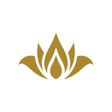 Güzellik lotusu logo resim çizimi tasarımı